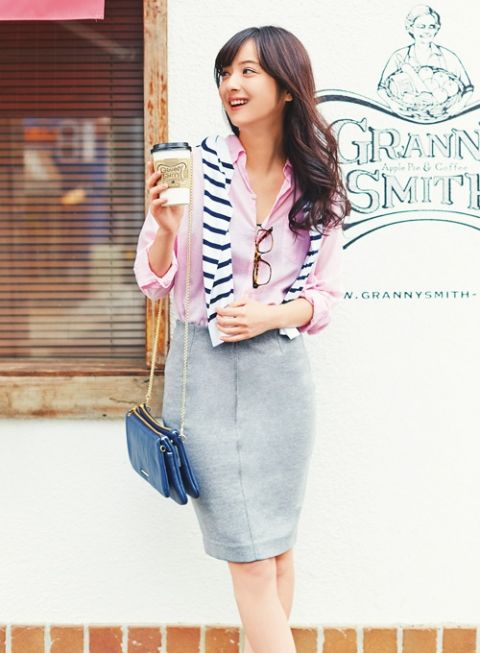 上班穿搭　裙子穿搭 ol套裝